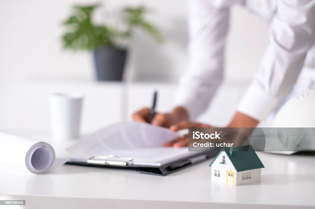 Real estate documents and contract signing for probate property sale services