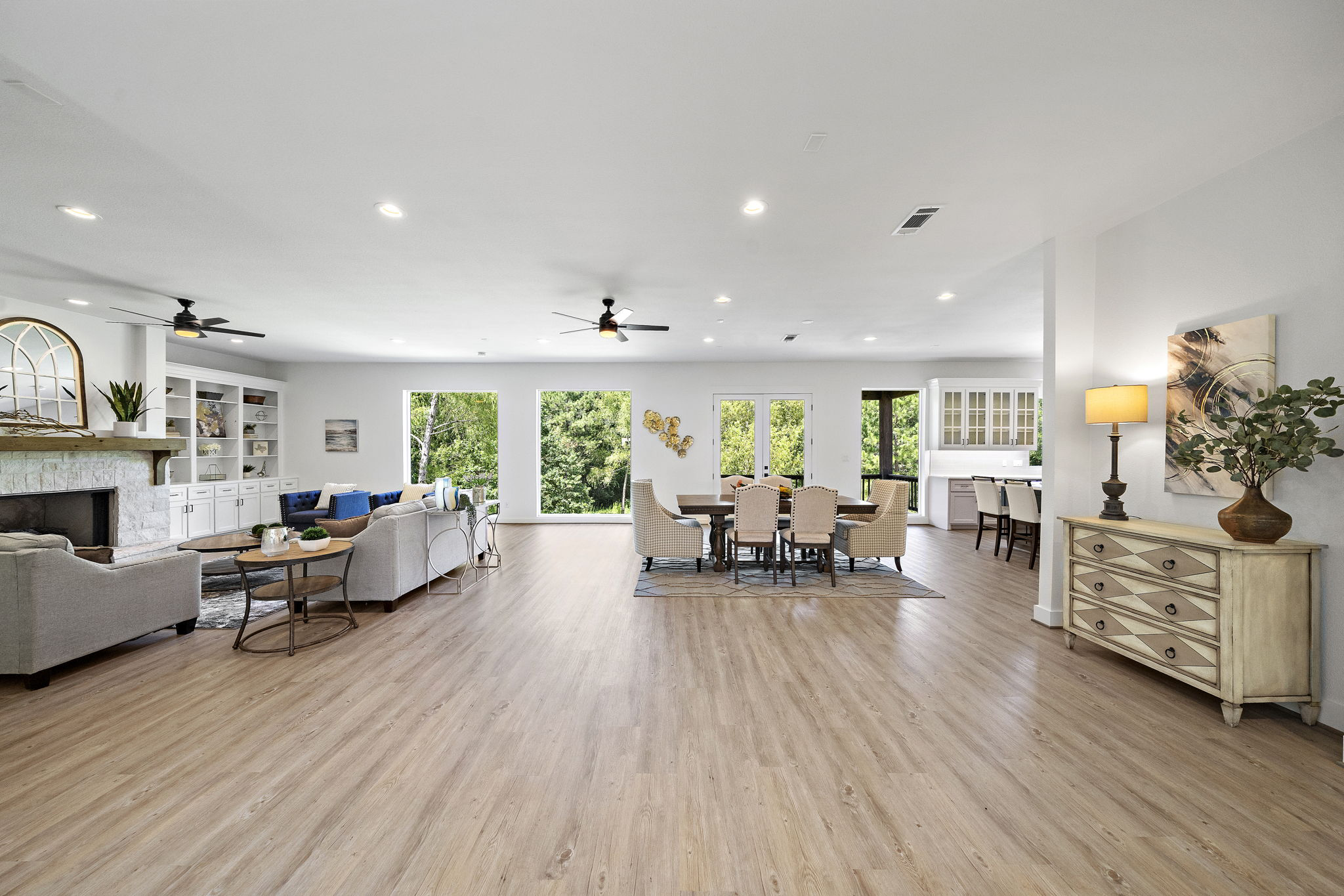 Colette Mayers in a staged liquidation setting, representing BoldBids Houston estate liquidations, estate sales, and probate‑related property services