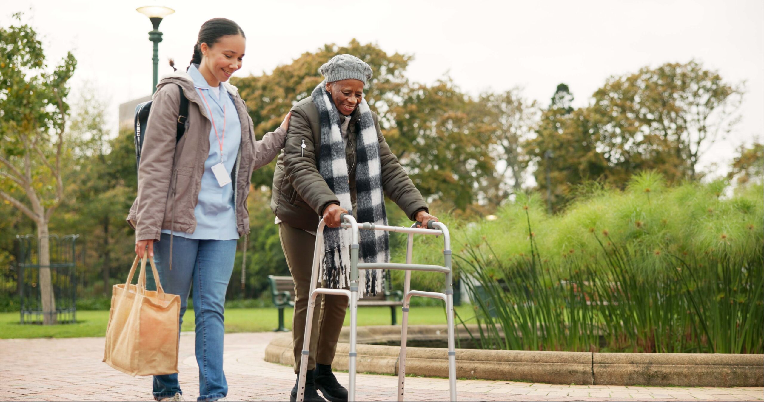 Family supporting senior parent for BoldBids senior transition and probate services